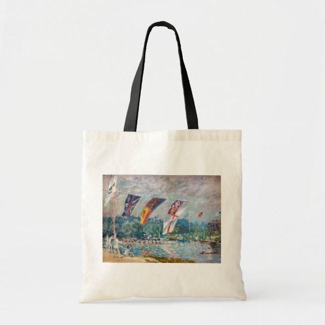 Bolsa Tote Alfred Sisley - Regata em Molesey (Frente)