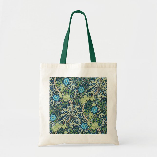 Bolsa Tote Algas marinhas, William Morris (Frente)