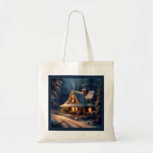 Bolsa Tote Algodão de Natal 1