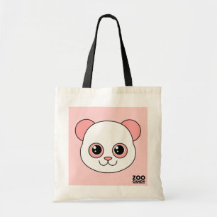 Bolsa Tote Algodão doce bonito da panda