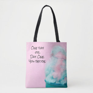 Bolsa Tote algodão doce em cone de sorvete