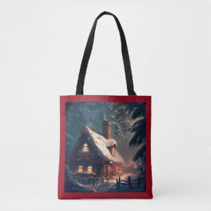 Bolsa Tote Algodão Natal 2