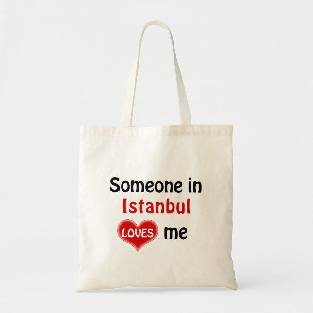 Bolsa Tote Alguém em Istambul me ama (Frente)