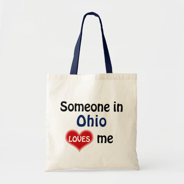 Bolsa Tote Alguém em Ohio me ama (Frente)