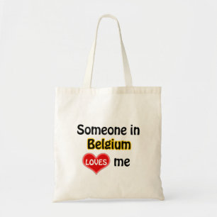 Bolsa Tote Alguém na Bélgica me ama
