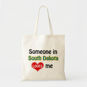 Bolsa Tote Alguém na Dakota do Sul me ama