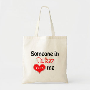 Bolsa Tote Alguém na Turquia me ama