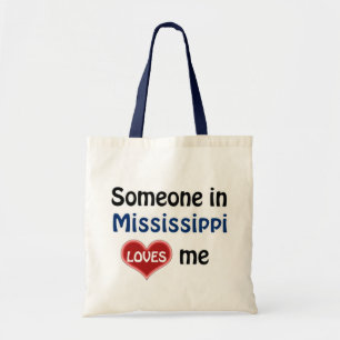 Bolsa Tote Alguém no Mississippi me ama