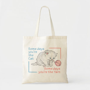 Bolsa Tote Alguns dias Seu gato