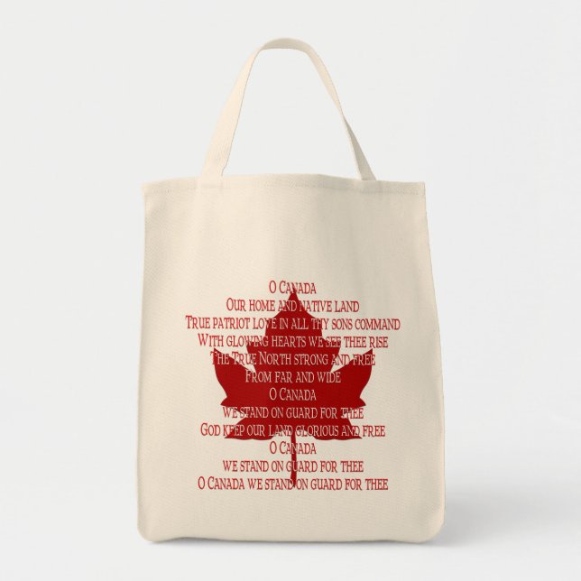 Bolsa Tote Alhino Canadiano Amigo do Meio Ambiente do Canadá (Frente)