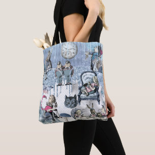Bolsa Tote Alice Azul no Gelo da Maravilha Moderna Elegante