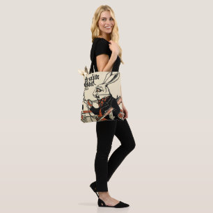 Bolsa Tote Alice Coelho Branco Clássico Wonderland