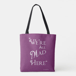 Bolsa Tote Alice na sacola do país das maravilhas - louca