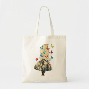 Bolsa Tote Alice No Livro De Vintagens Da Maravilha