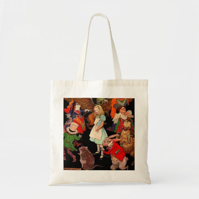 Bolsa Tote Alice no País das Maravilhas (Frente)