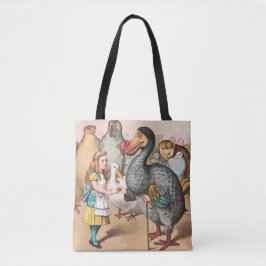 Bolsa Tote Alice no País das Maravilhas do Dodo