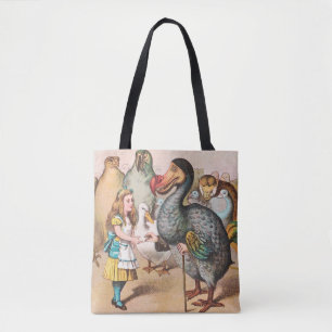 Bolsa Tote Alice no País das Maravilhas do Dodo