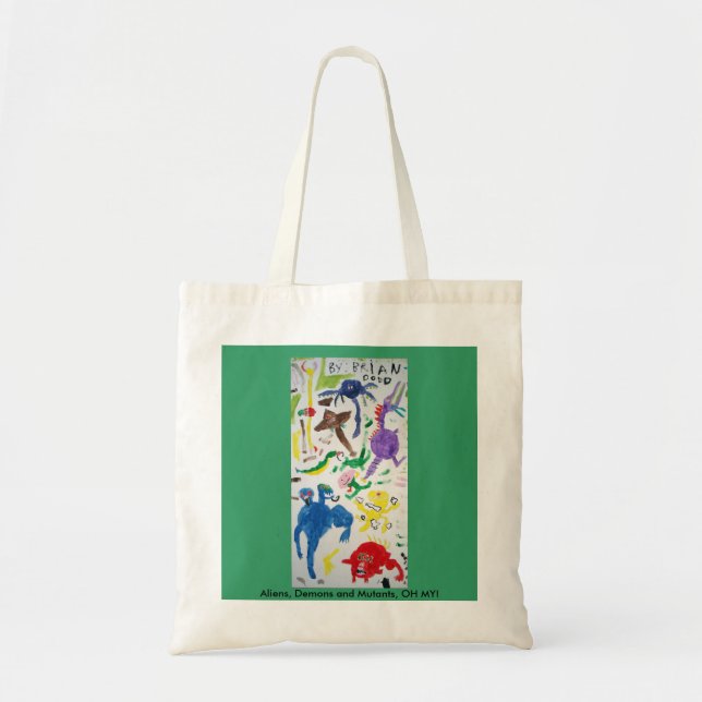 Bolsa Tote Aliends, orçamento Totte dos mutantes (Frente)