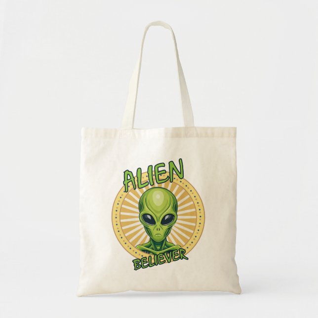 Bolsa Tote Alienígena Crente (Frente)