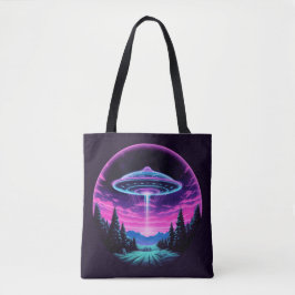 Bolsa Tote Alienígena Espacial Retrofuturista