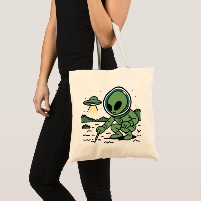 Bolsa Tote Alienígena Melancholy (Frente (produto))