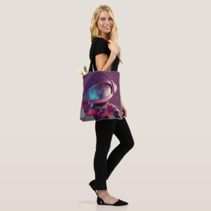 Bolsa Tote Alienígena Rosa Pequena