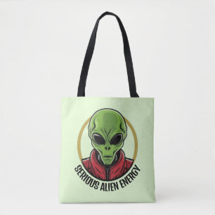 Bolsa Tote Alienígena Verde