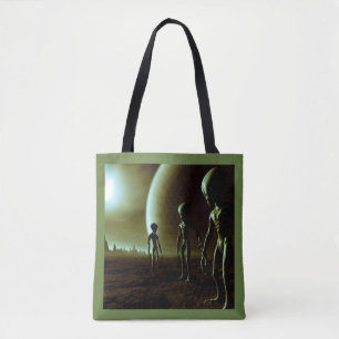 Bolsa Tote ALIENS de Cinzas SF 1
