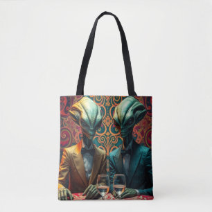Bolsa Tote Aliens no clube