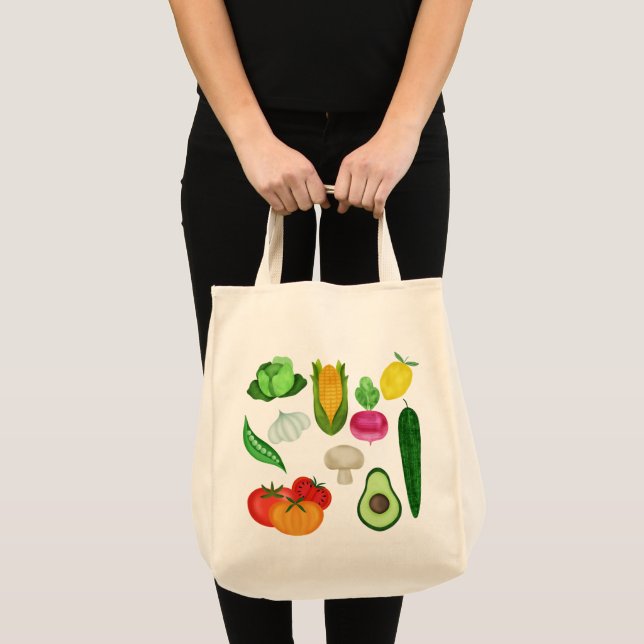 Bolsa Tote Alimentação Saudável (Frente (produto))