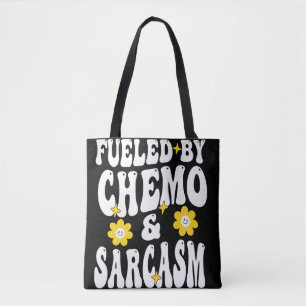 Bolsa Tote Alimentado pela Chemo e pela Sarcasm Funny Chemote