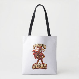 Bolsa Tote Alimentado pelo Jerky Super-herói