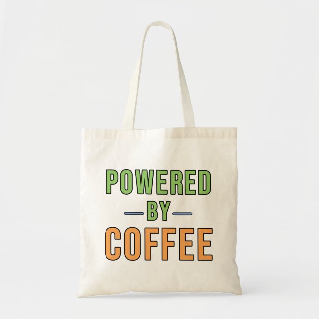 Bolsa Tote Alimentado por Café (Frente)