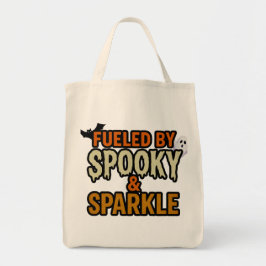Bolsa Tote Alimentado por Spooky & Sparkle Halloween Tote Bag