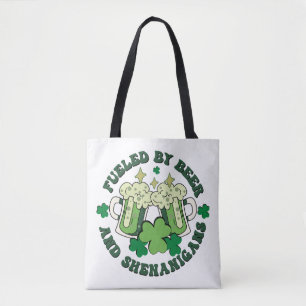 Bolsa Tote Alimentados Por Cerveja E Shenanigans