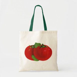 Bolsa Tote Alimentos Antigos, Tomate Orgânico Vermelho Maduro