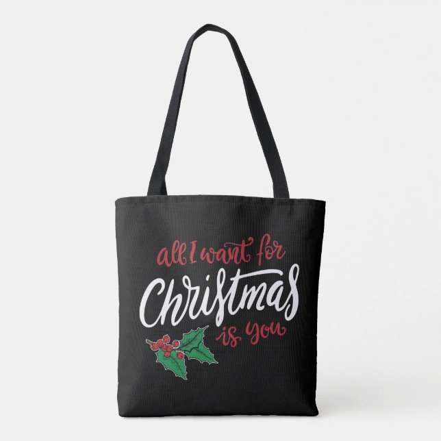 Bolsa Tote All I want for Christmas (Verso)