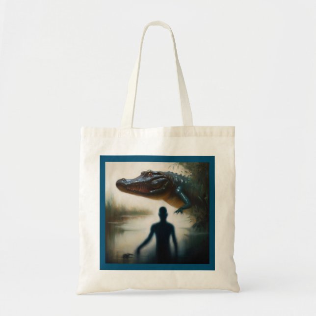 Bolsa Tote Alligator 2 da Espécie Animal (Frente)