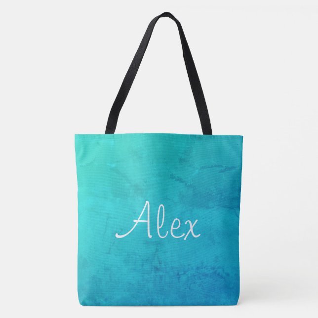 Bolsa Tote Alluring Aqua (Frente)