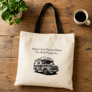 Bolsa Tote Alma Selvagem da Mamãe Prosperando Design para Ama