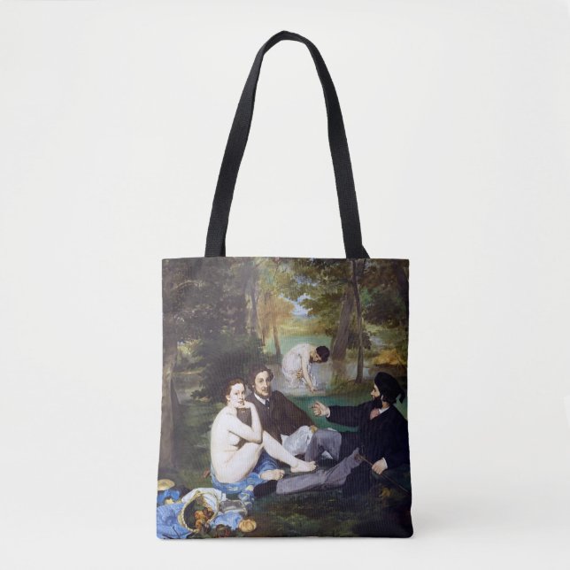 Bolsa Tote Almoço na grama, Manet (Frente)