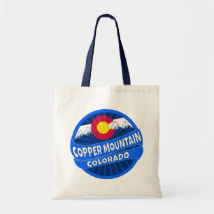 Bolsa Tote Almofada de torta da montanha Copper Mountain Colo