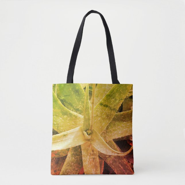 Bolsa Tote Aloe Vera Plant Photoption succult