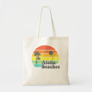 Bolsa Tote Aloha Beaches Retro Beach Vacation Summer Cote Wo