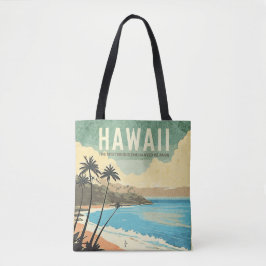 Bolsa Tote Aloha da Viagens vintage do Havaí