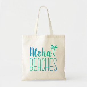 Bolsa Tote Aloha encalha a sacola de Ombre de turquesa de
