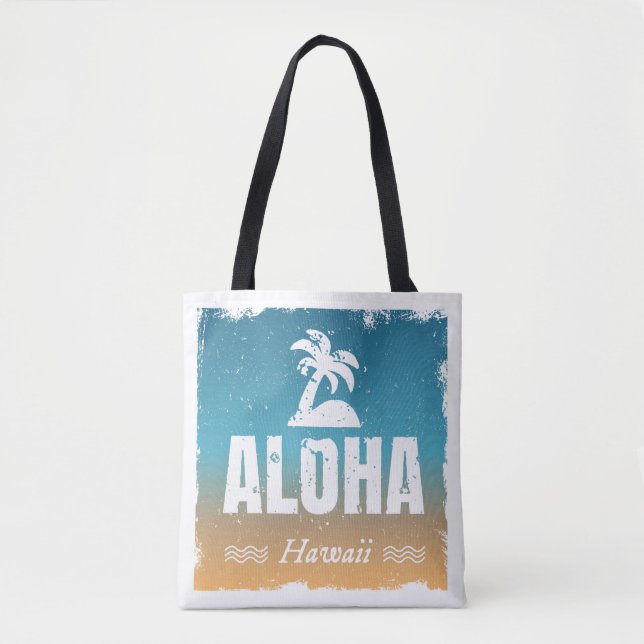 Bolsa Tote Aloha Havaí retro (Frente)