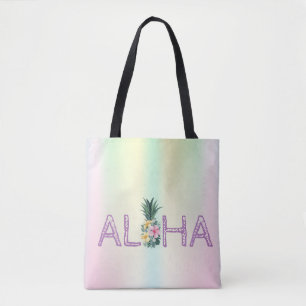 Bolsa Tote Aloha Havaiana, Alucinadores Adoráveis Coloridos