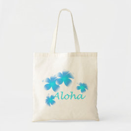 Bolsa Tote Aloha havaiana Flor Tropical Aqua Tote Bag
