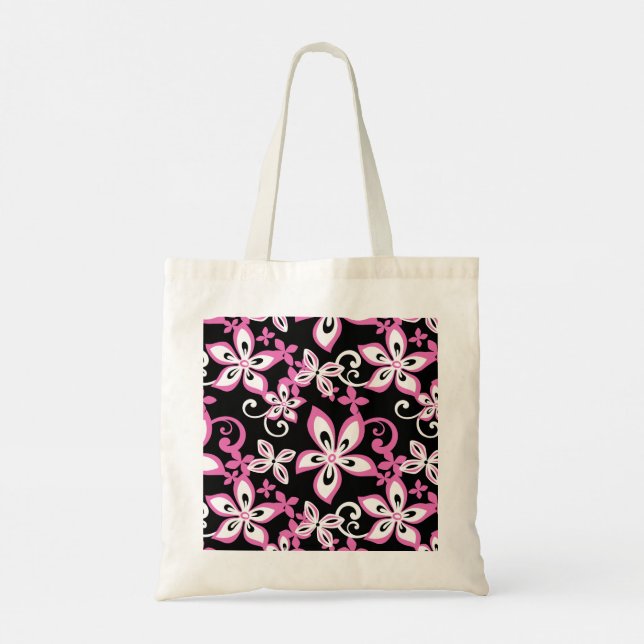 BOLSA TOTE ALOHA HAWAII (PRETO/ROSA) (Verso)